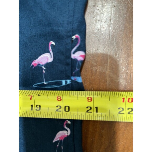 Kenny Flowers Shirt Mens Large Blue The Waka Flockers Flamingo Camp Hawaiian - Picture 8 of 14